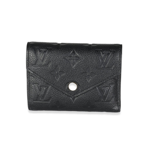 Louis Vuitton Empreinte Victorine Black Wallet Case