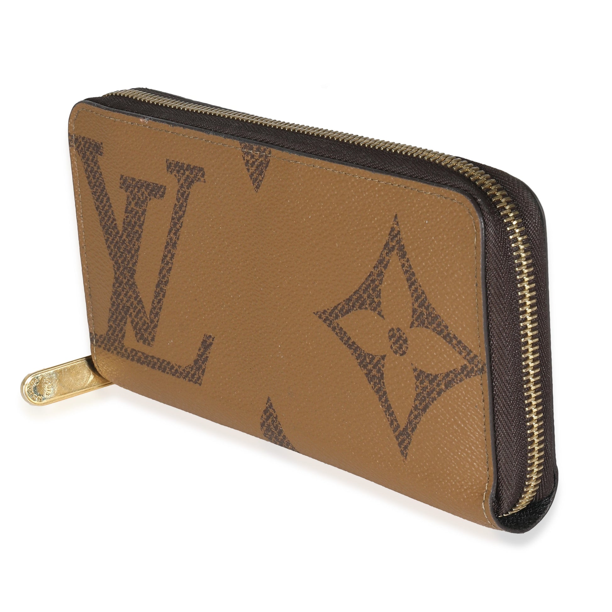 Louis Vuitton Reverse Giant Zippy Monogram Canvas Wallet Case