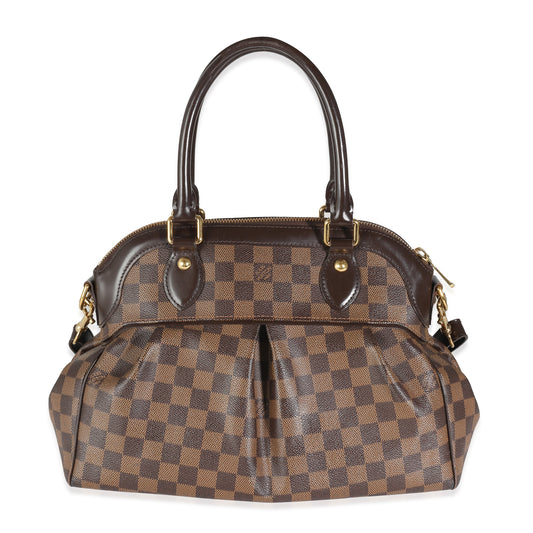 Louis Vuitton Damier Ebene Trevi PM Canvas Handbag