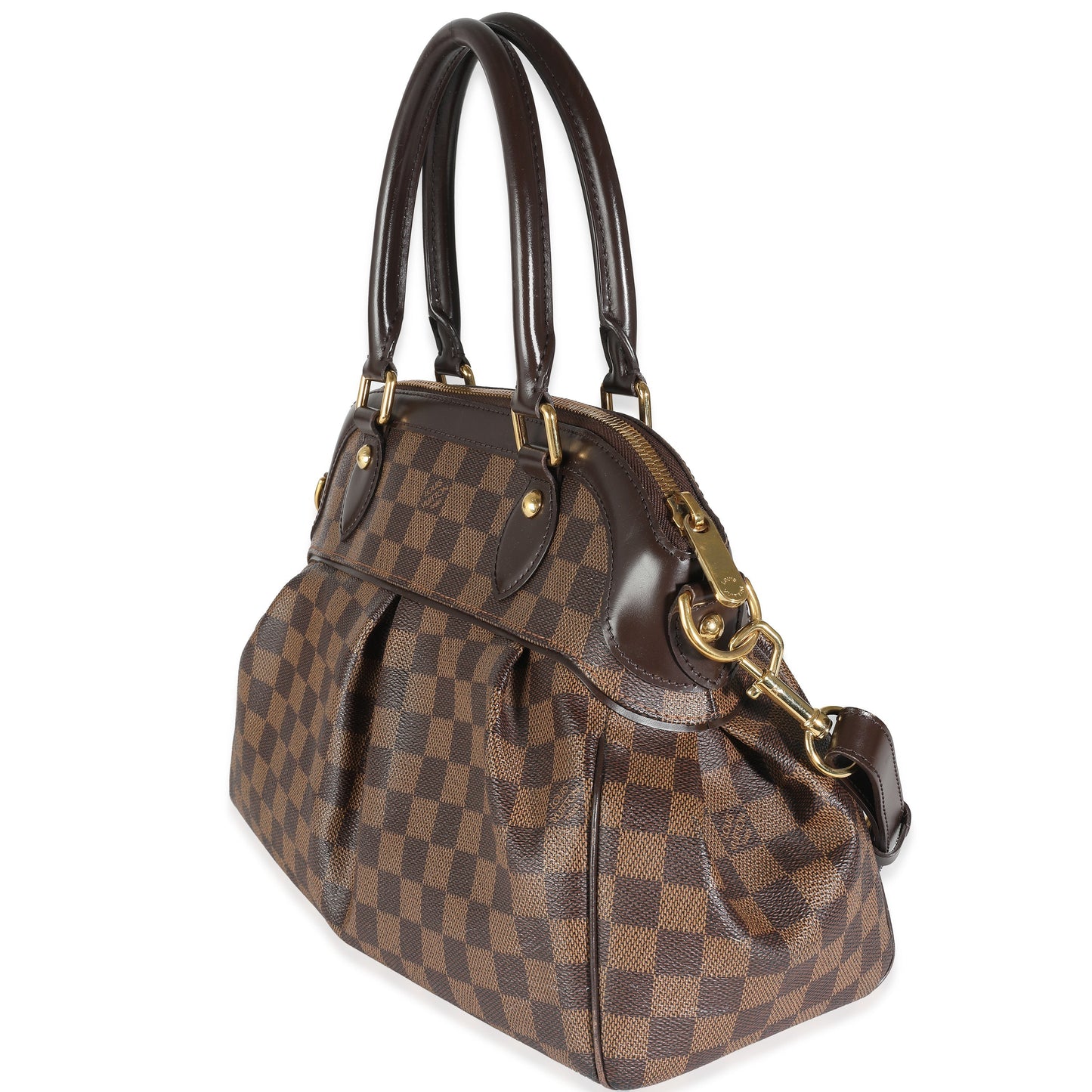 Louis Vuitton Damier Ebene Trevi PM Canvas Handbag