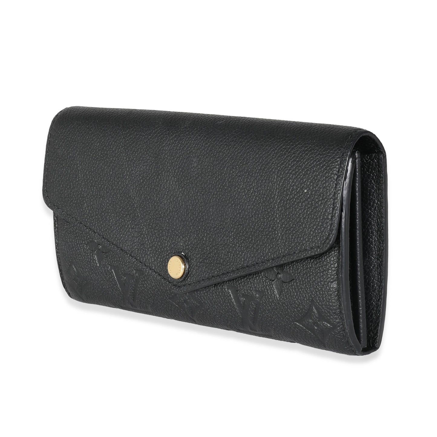 Louis Vuitton Empreinte Sarah Monogram Black Wallet Case