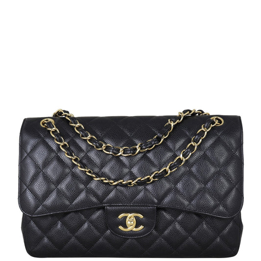 Chanel Classic Double Jumbo Lambskin GTH Handbag Flap