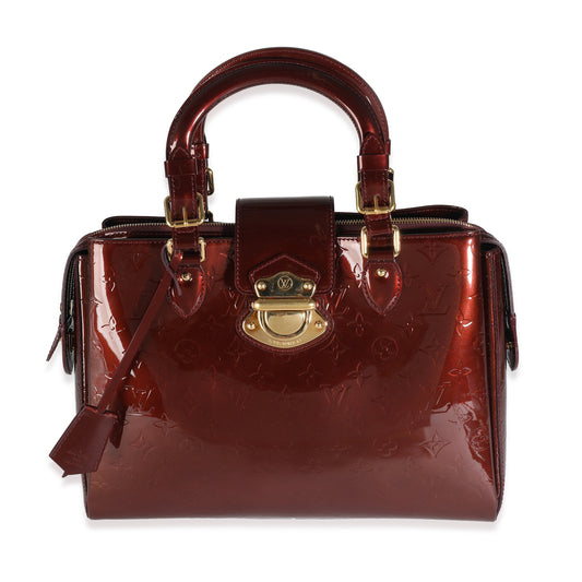 Louis Vuitton Griotte Vernis Melrose Avenue Monogram Handbag