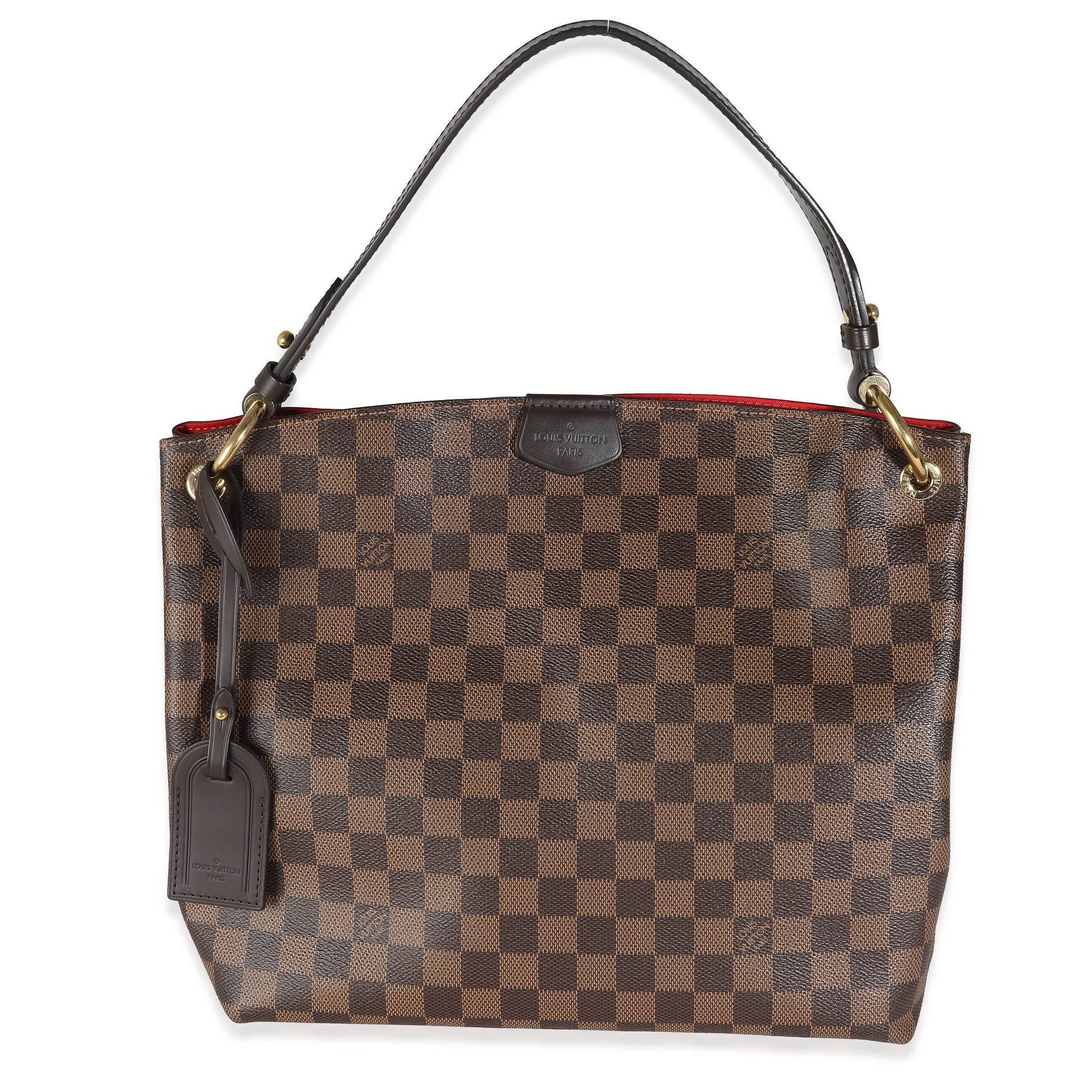 Louis Vuitton Damier Ebene Graceful PM Canvas Handbag