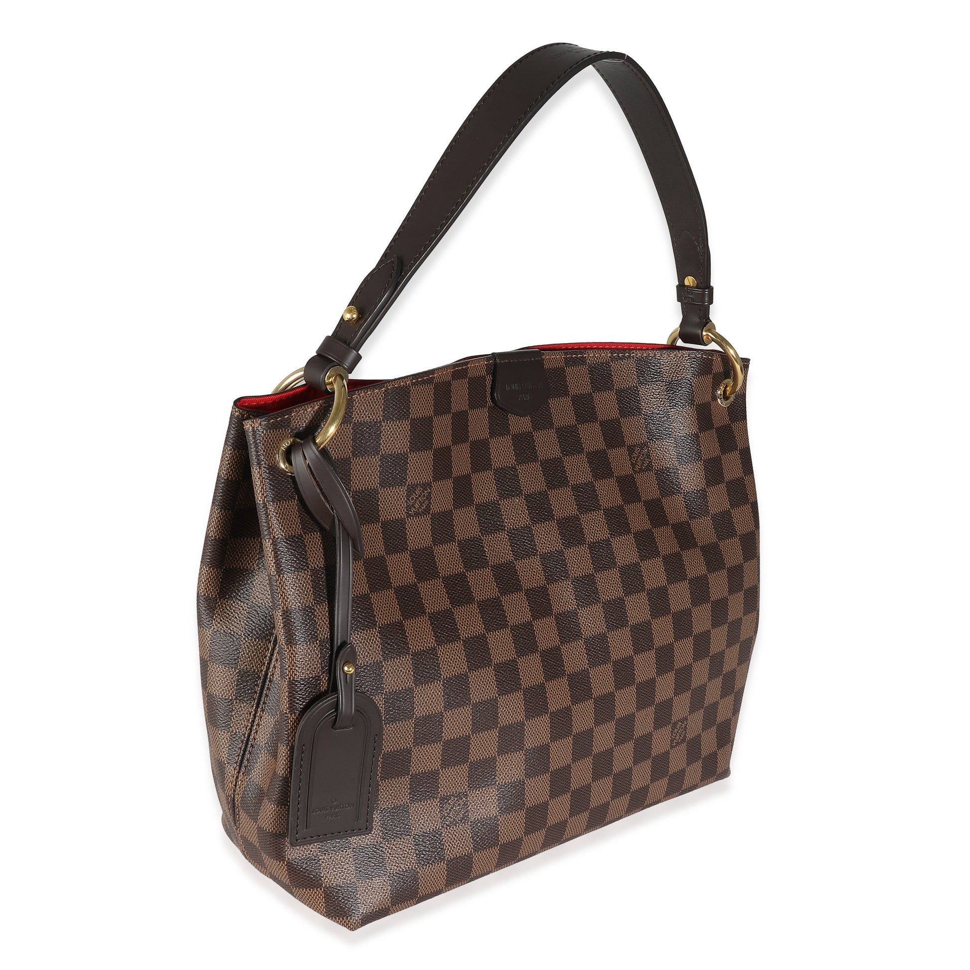 Louis Vuitton Damier Ebene Graceful PM Canvas Handbag