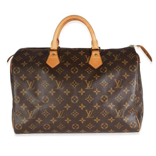 Louis Vuitton Speedy 35 Monogram Canvas Handbag
