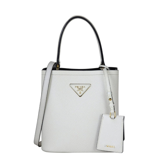 Prada Panier Saffiano Cuir Tote Handbag Small Tote Bag