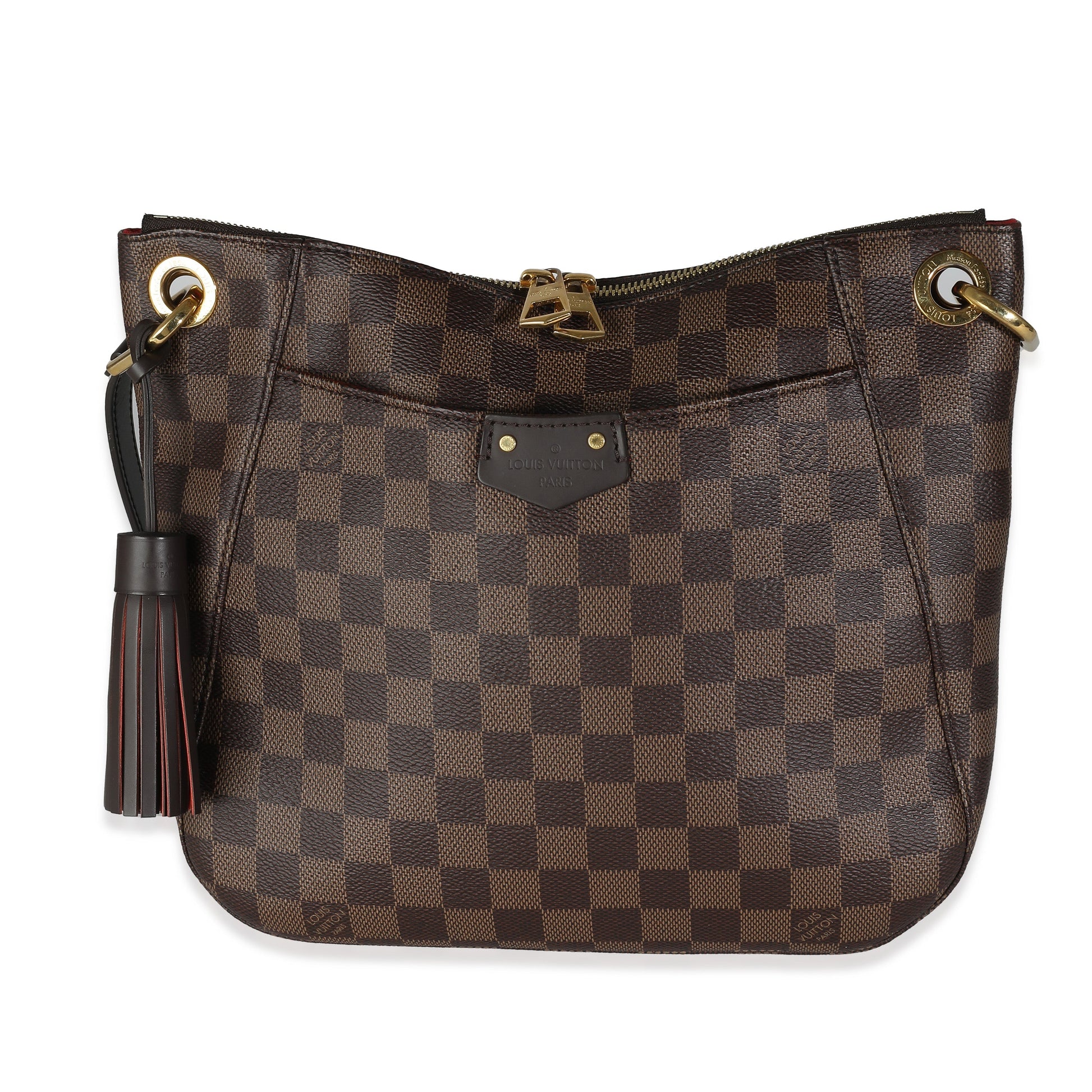 Louis Vuitton Damier Ebene South Bank Besace Canvas Handbag