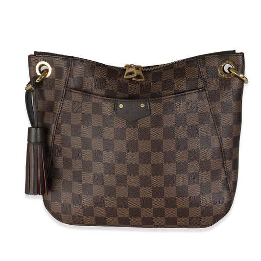 Louis Vuitton Damier Ebene South Bank Besace Canvas Handbag