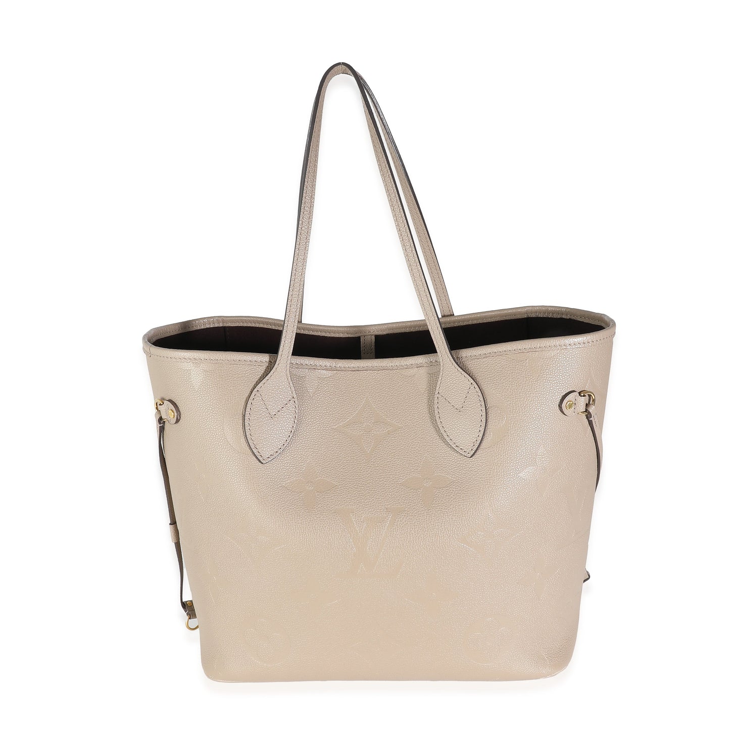 Louis Vuitton Turtledove Empreinte Neverfull MM Monogram Tote Bag
