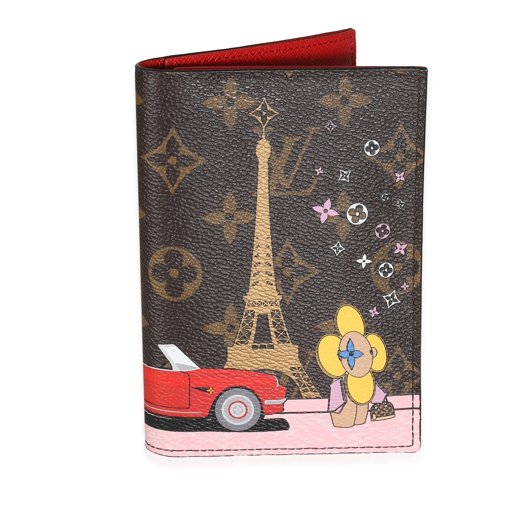 Louis Vuitton Rouge Christmas Animation Cover Monogram Canvas Handbag