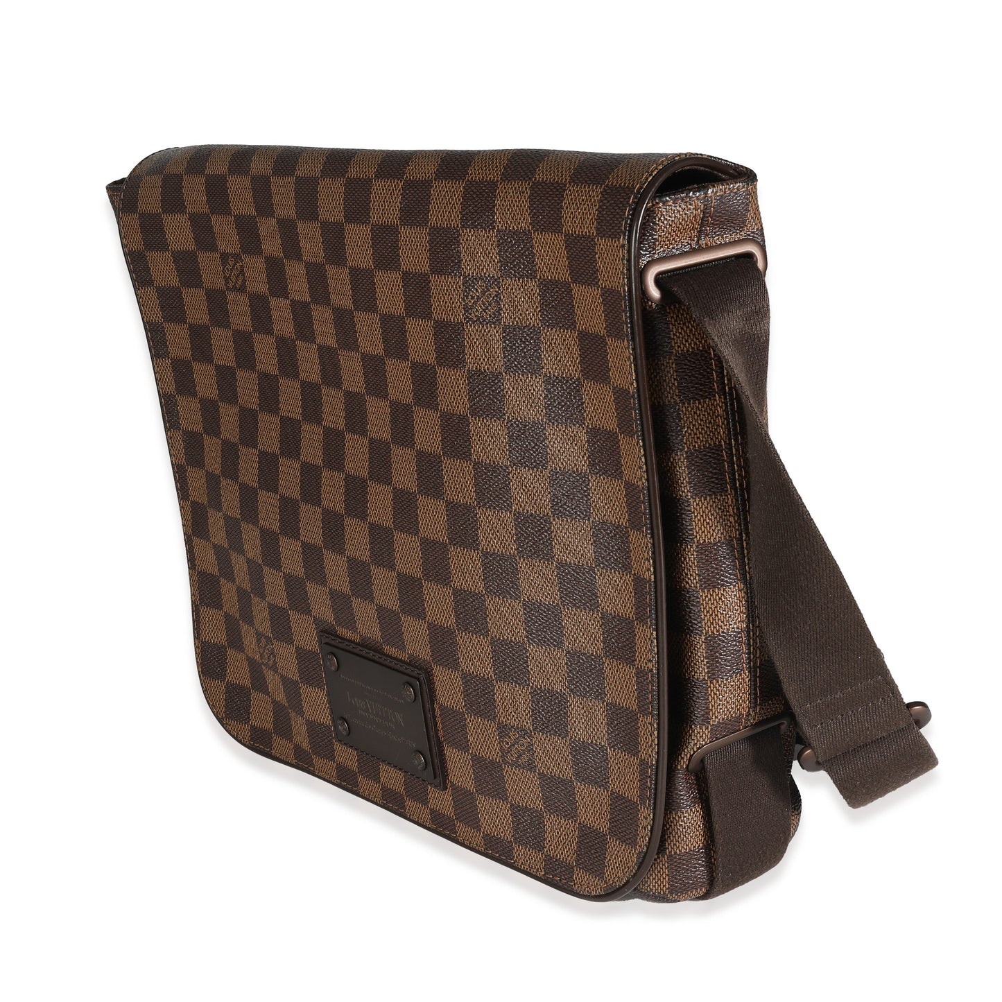 Louis Vuitton Damier Ebene Brooklyn MM Canvas Handbag