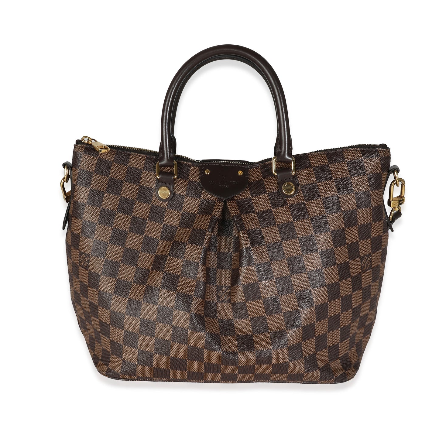 Louis Vuitton Damier Ebene Siena MM Canvas Handbag