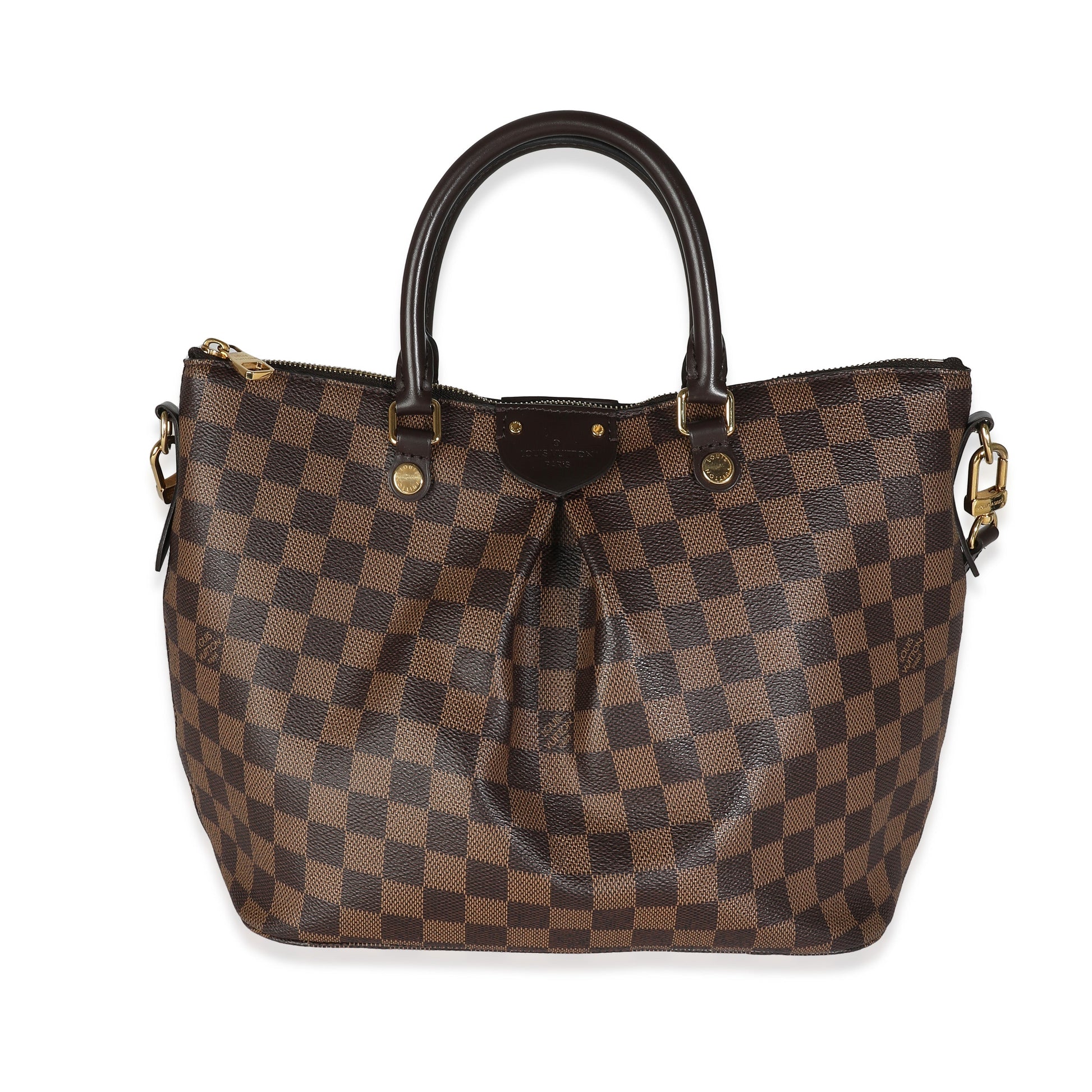 Louis Vuitton Damier Ebene Siena MM Canvas Handbag