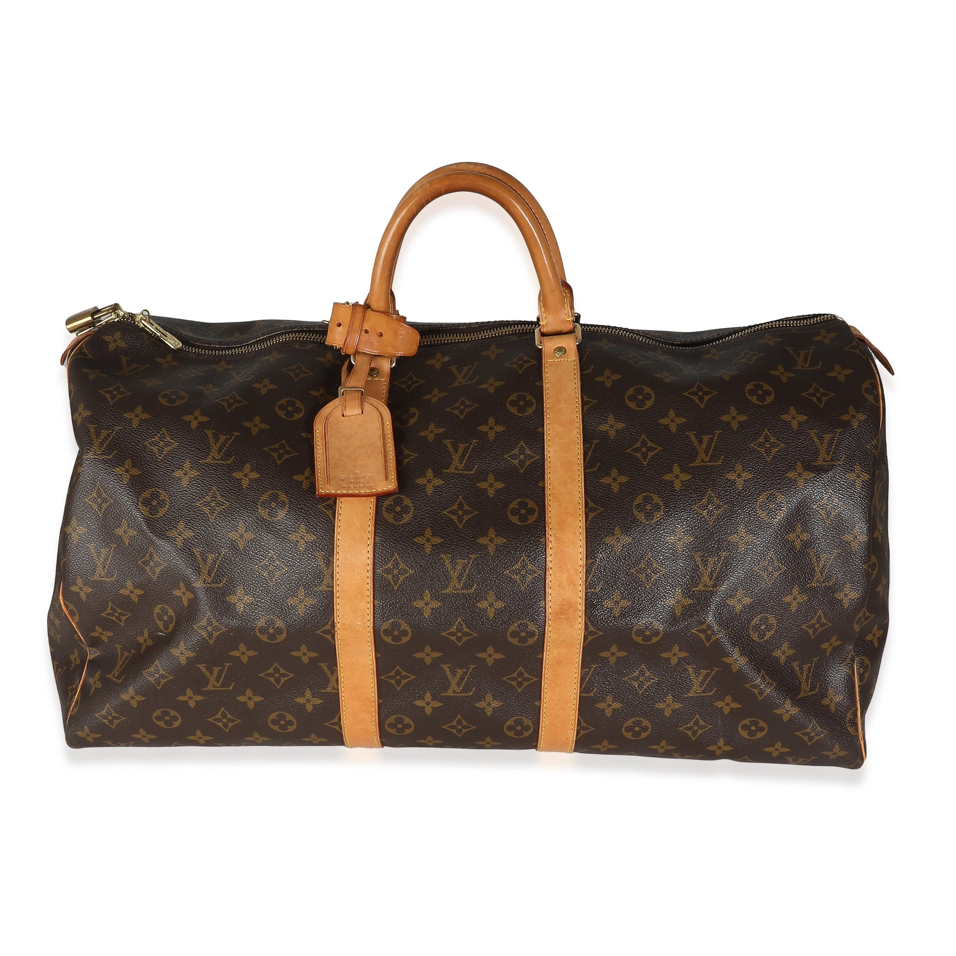 Louis Vuitton Keepall 55 Monogram Canvas Handbag