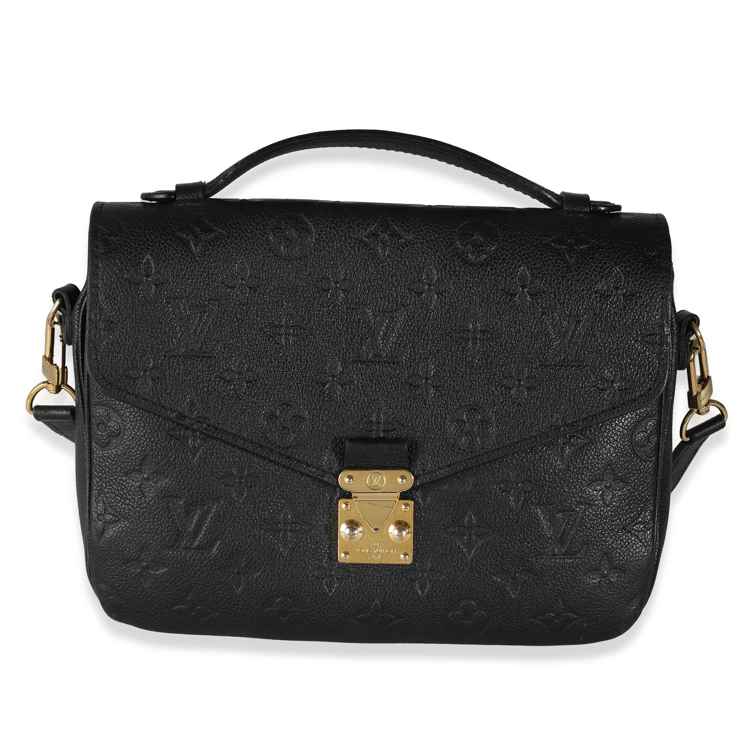 Louis Vuitton Empreinte Pochette Metis Black Clutch Bag