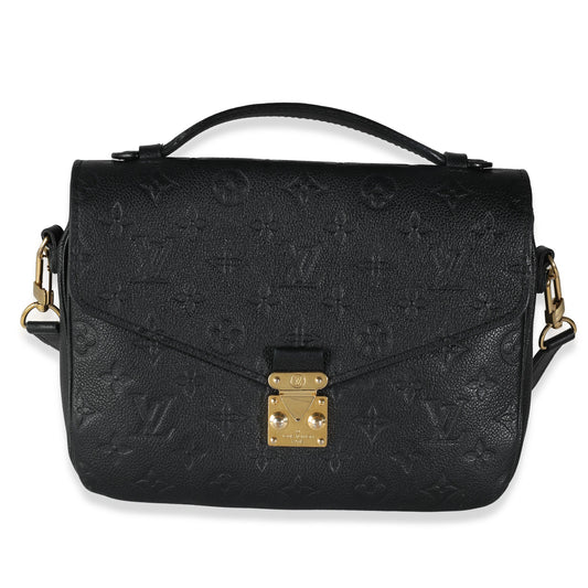 Louis Vuitton Empreinte Pochette Metis Black Clutch Bag