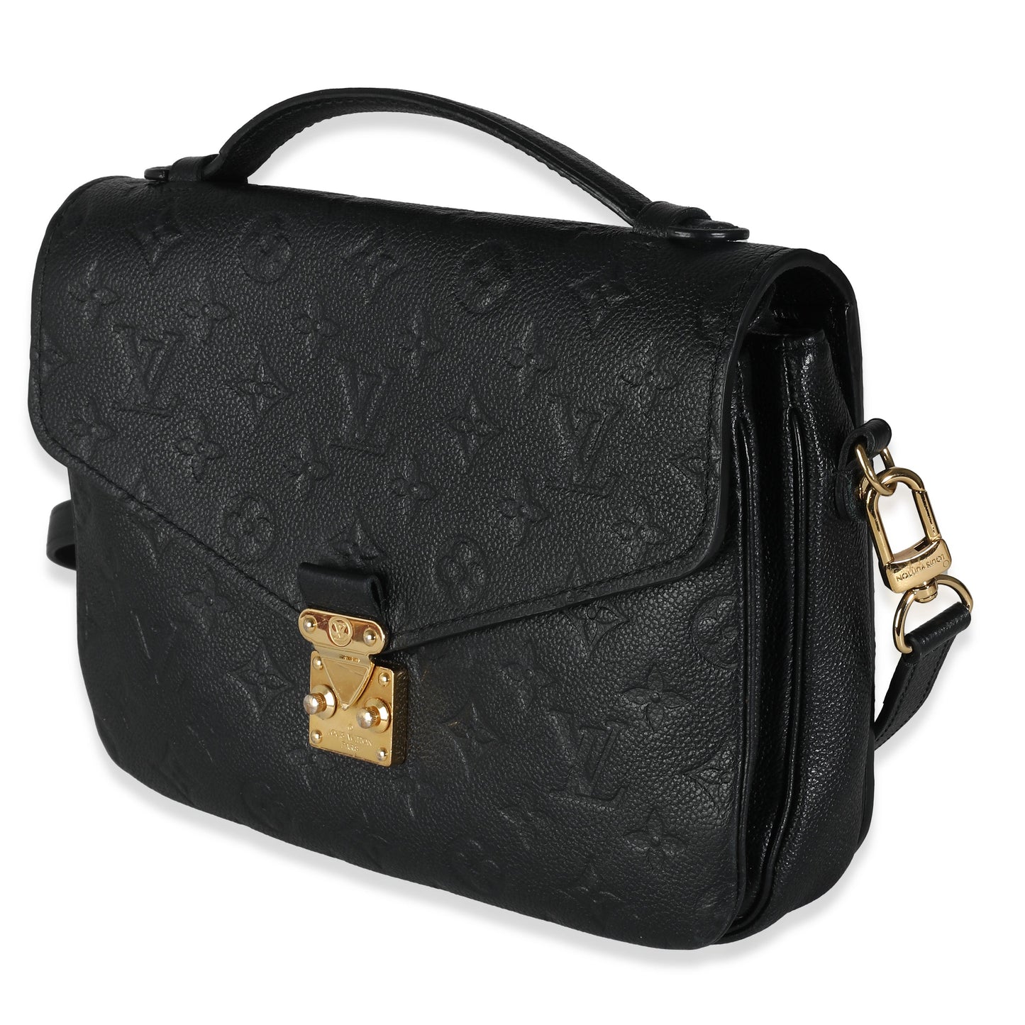 Louis Vuitton Empreinte Pochette Metis Black Clutch Bag