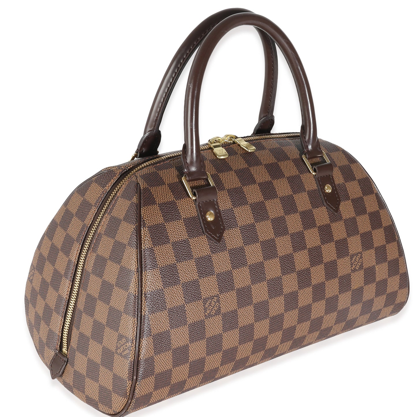 Louis Vuitton Damier Ebene Ribera MM Canvas Handbag