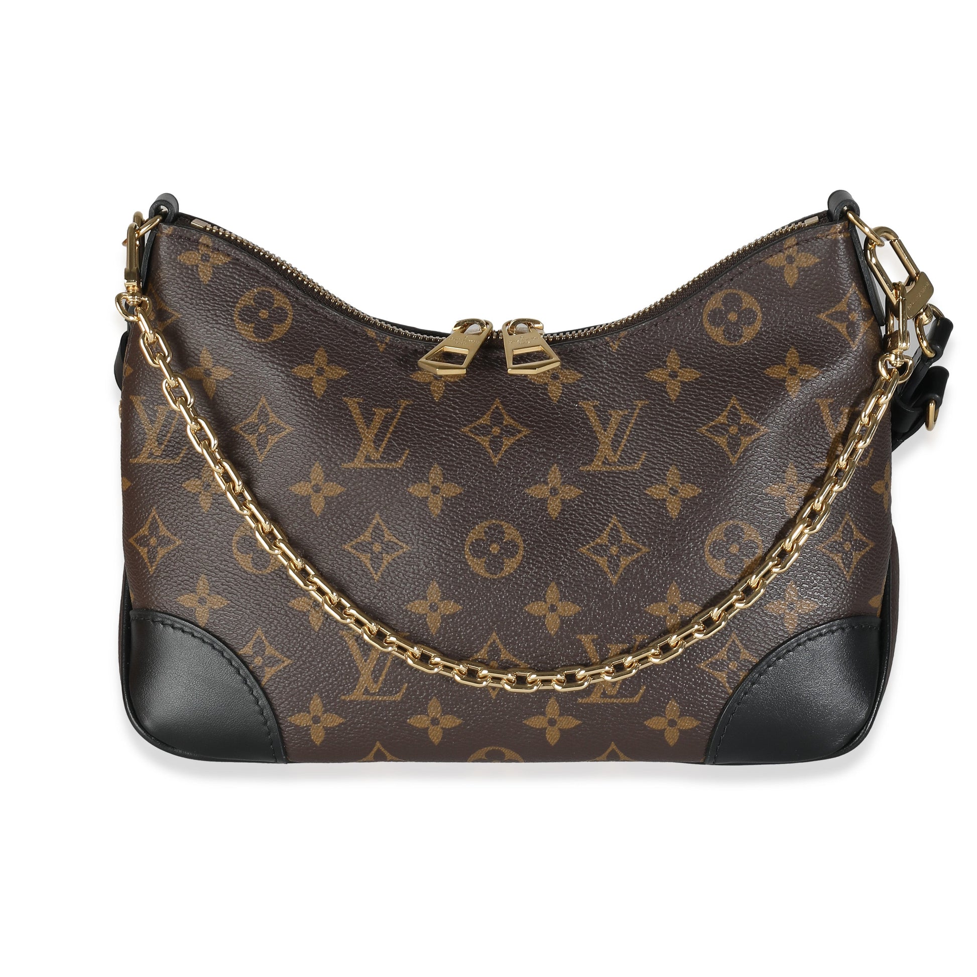 Louis Vuitton Boulogne Monogram Canvas Black Handbag