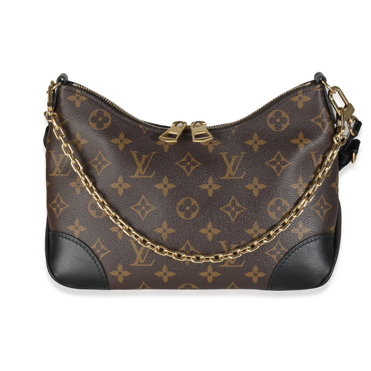 Louis Vuitton Boulogne Monogram Canvas Black Handbag