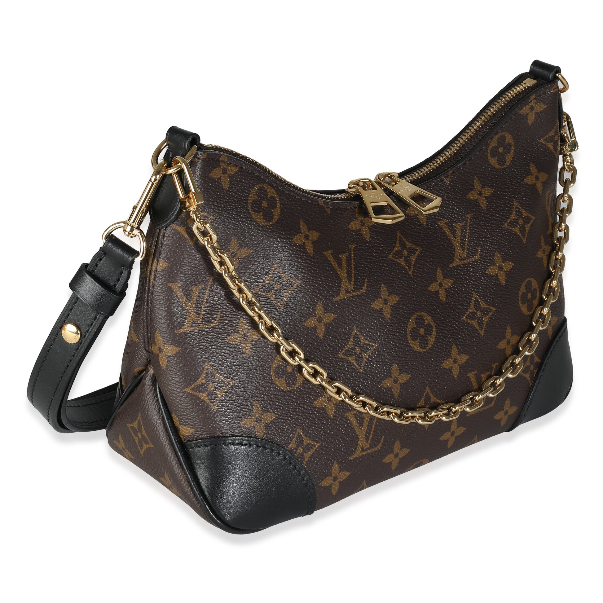 Louis Vuitton Boulogne Monogram Canvas Black Handbag