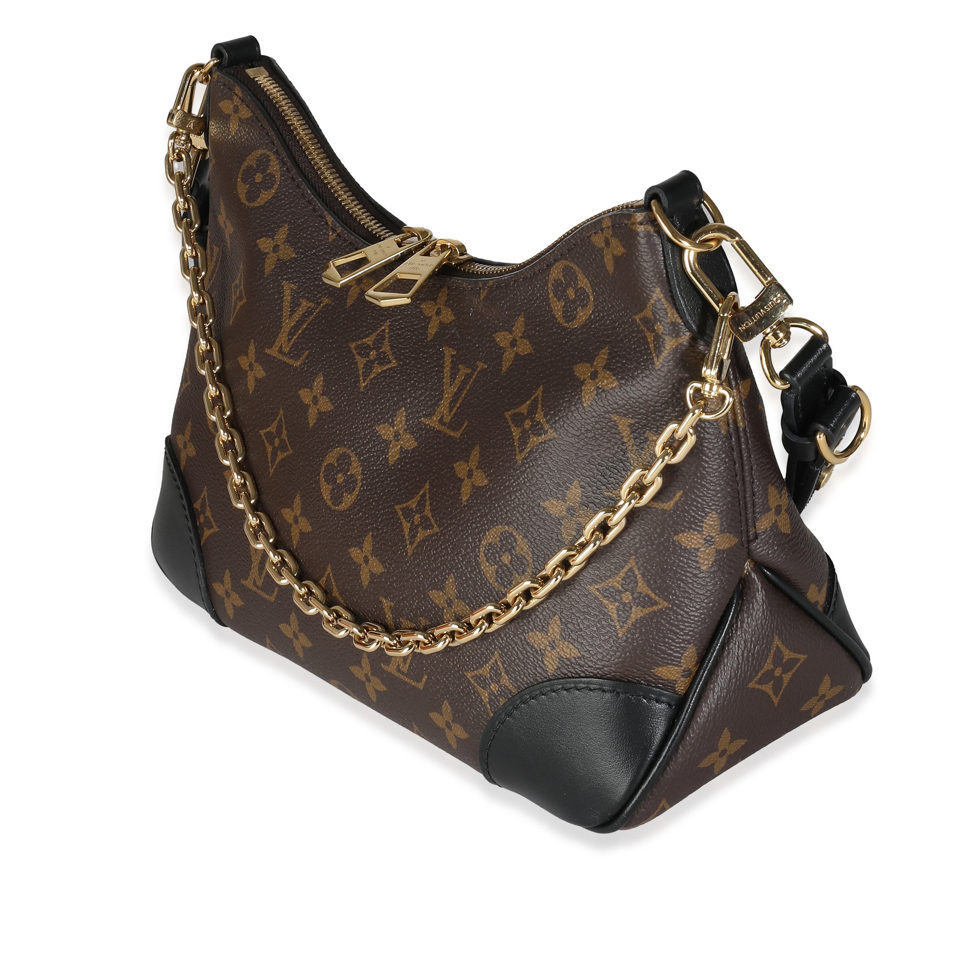 Louis Vuitton Boulogne Monogram Canvas Black Handbag
