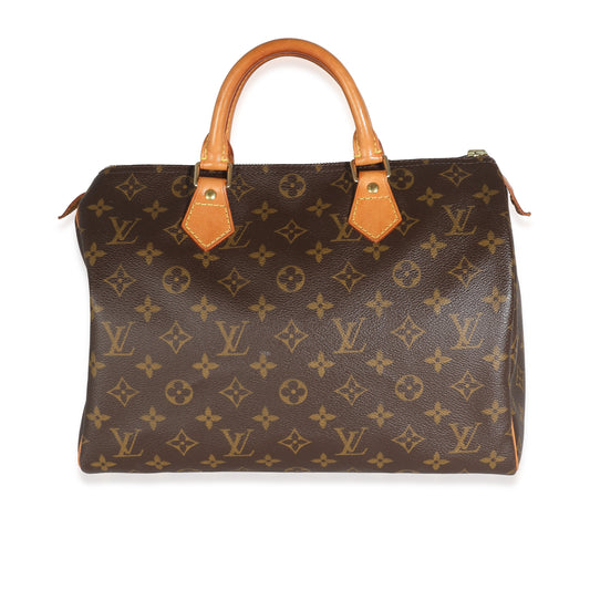 Louis Vuitton Speedy 30 Monogram Canvas Handbag