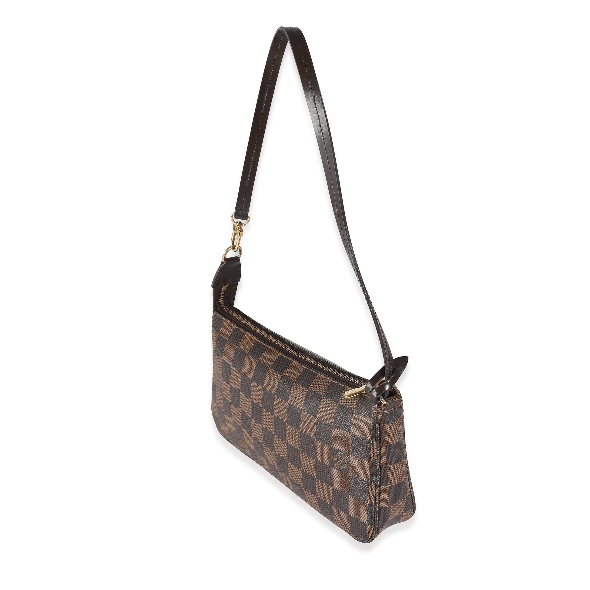 Louis Vuitton Damier Ebene Pochette Accessoires NM Canvas Clutch Bag