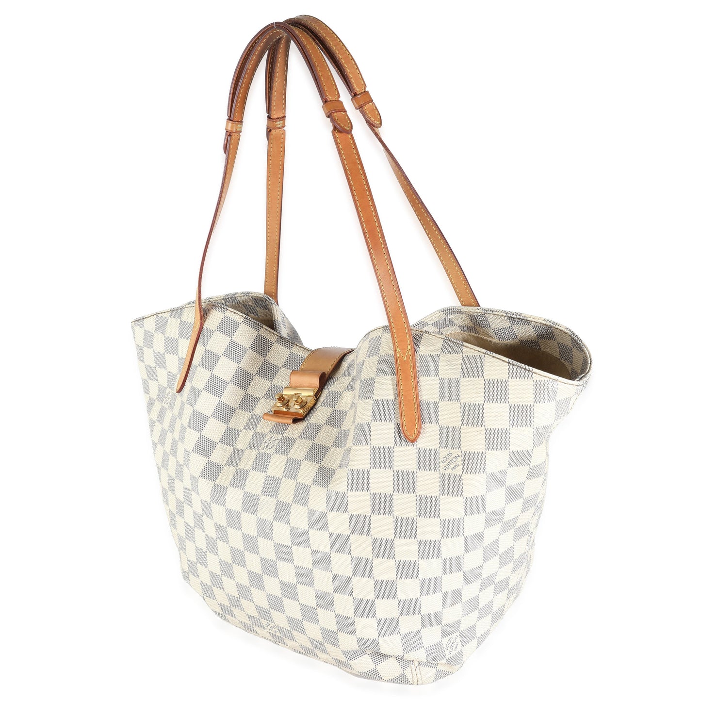 Louis Vuitton Damier Azur Sarina PM Canvas Handbag