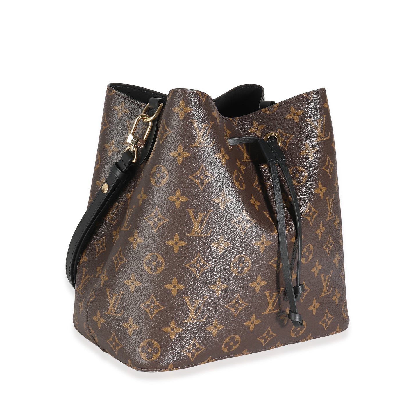 Louis Vuitton NeoNoe MM Monogram Canvas Black Handbag