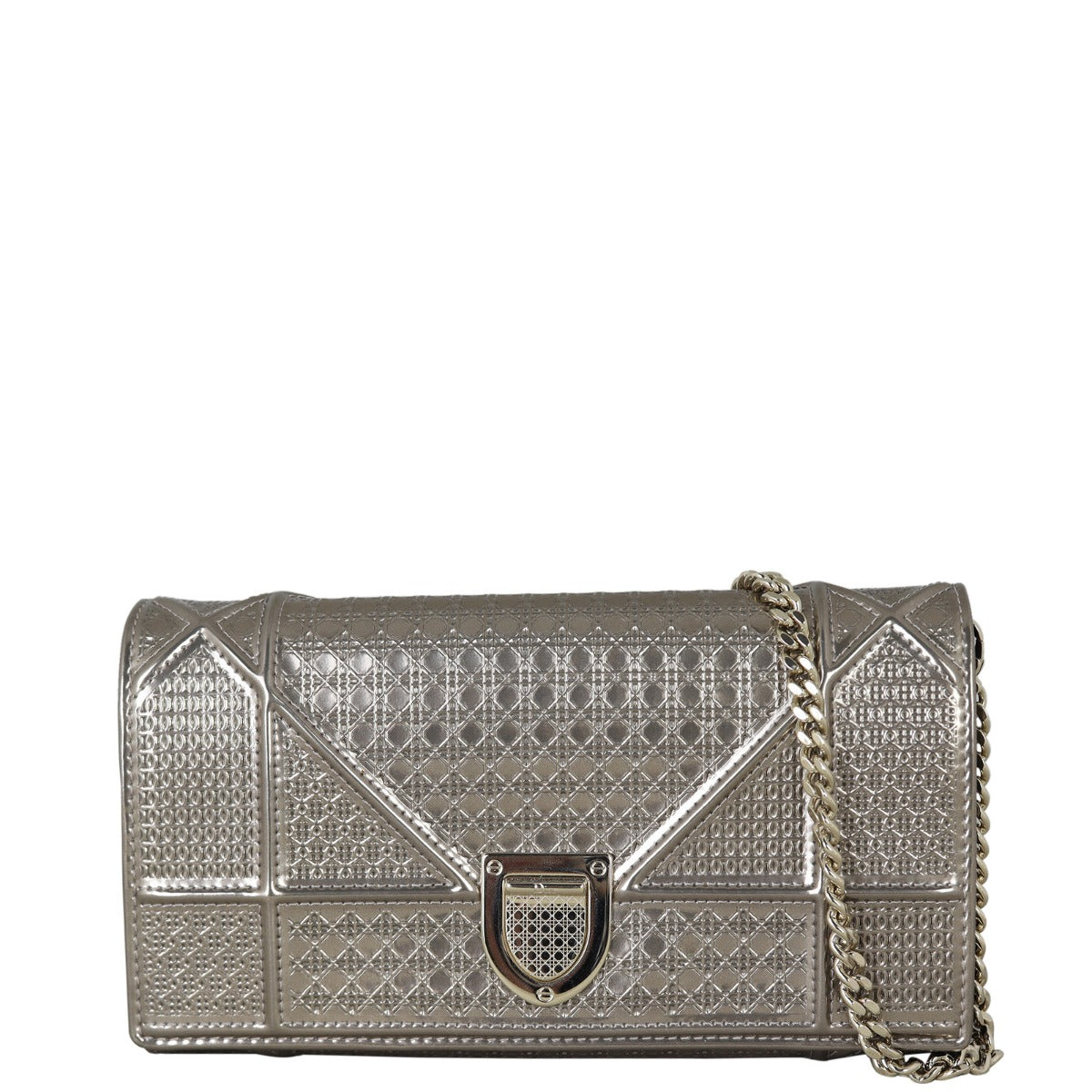 Dior Crossbody Bag ama Wallet on -Cannage 4 Micro Chain Shoulder Bag