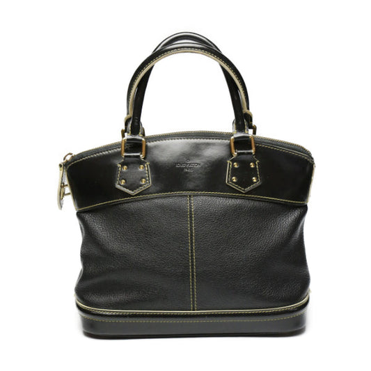 Louis Vuitton M91875 Noir Suhari LockitPM Calfskin Black Handbag
