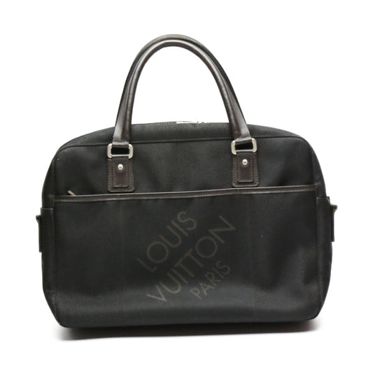 Louis Vuitton M93082 Damier Jean Noir Documents Canvas Black Handbag