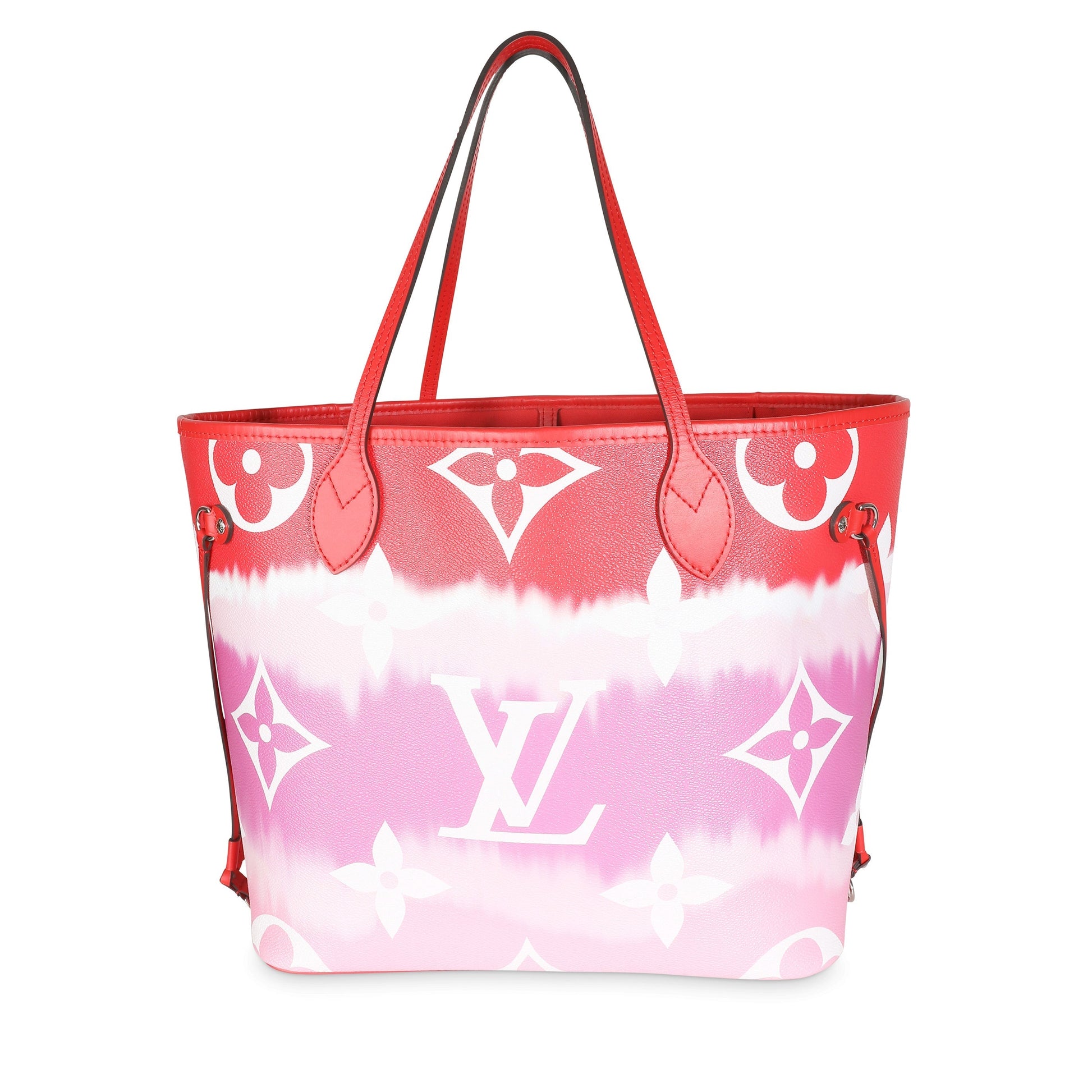 Louis Vuitton Rouge Giant Escale Neverfull MM Monogram Canvas Tote Bag