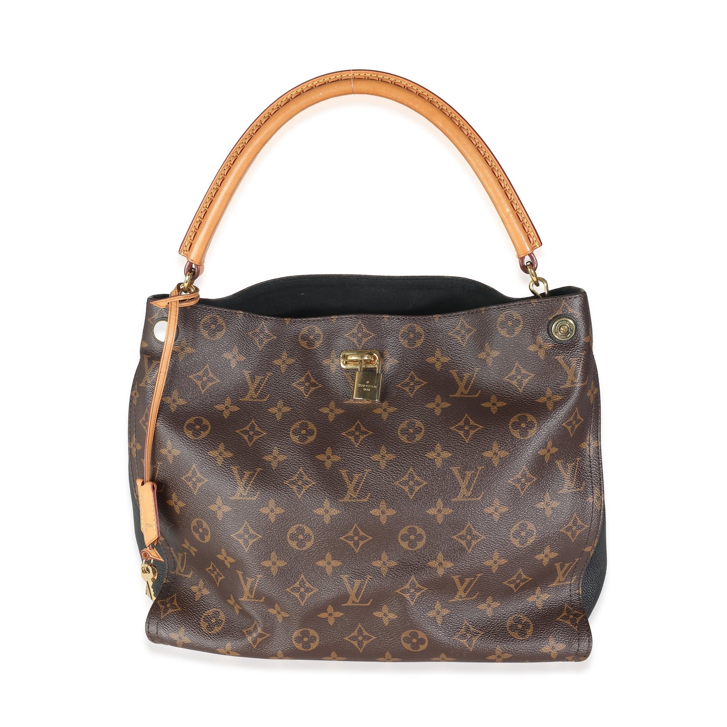 Louis Vuitton Gaia Monogram Canvas Black Handbag