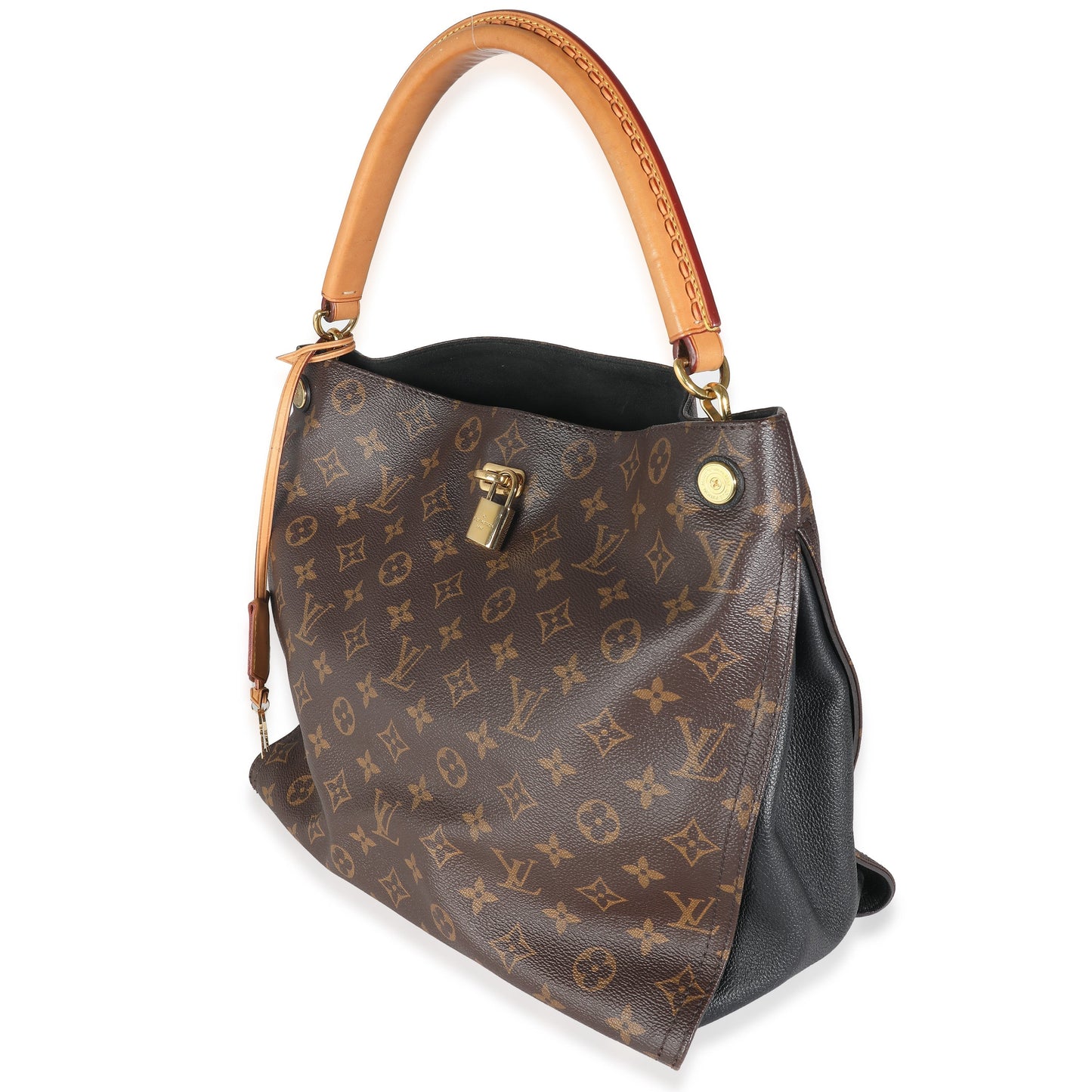 Louis Vuitton Gaia Monogram Canvas Black Handbag
