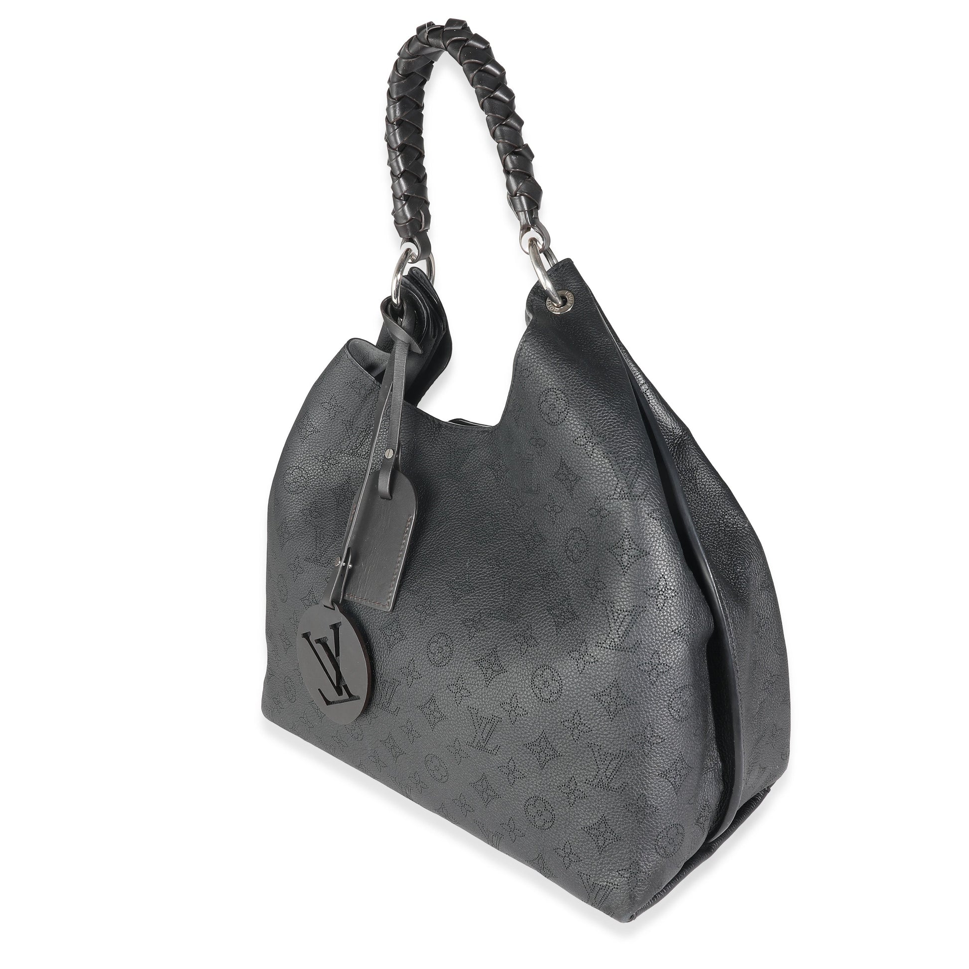 Louis Vuitton Mahina Carmel Black Shoulder Bag