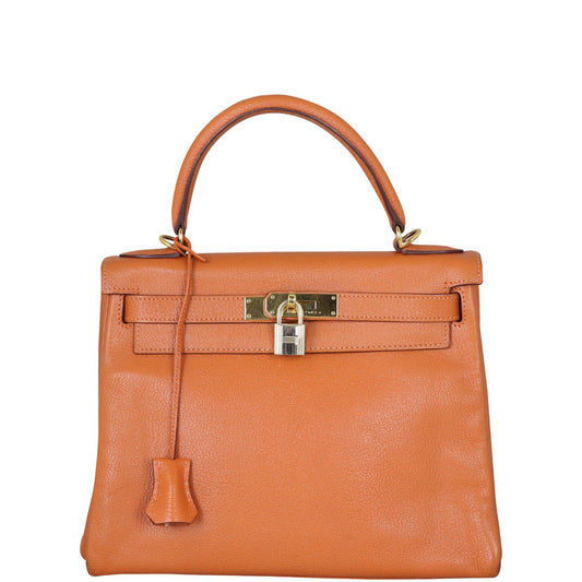 Hermes Kelly Retourne Chevre De Coromandel Crossbody Bag