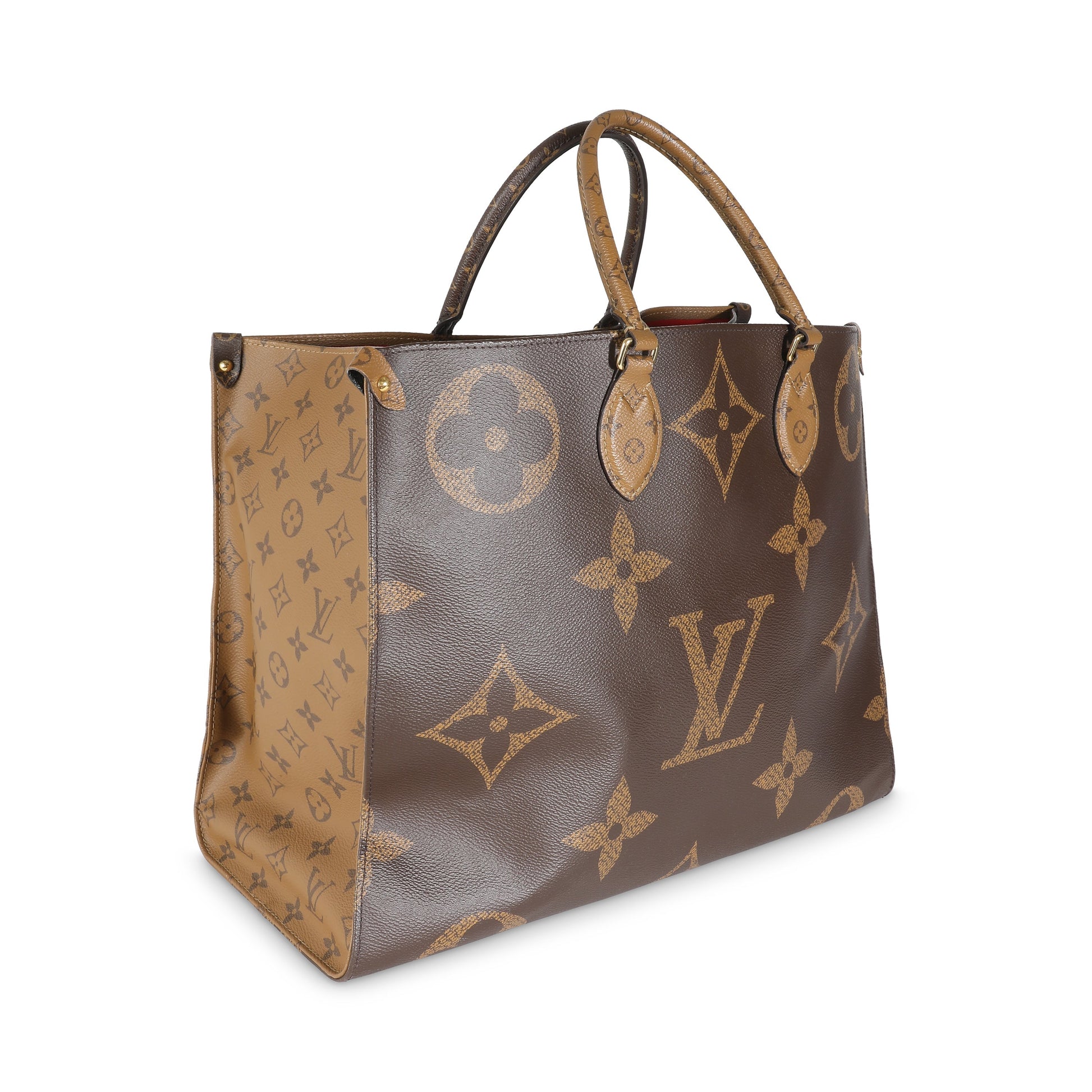 Louis Vuitton Reverse Onthego GM Monogram Canvas Handbag Onthego Gm
