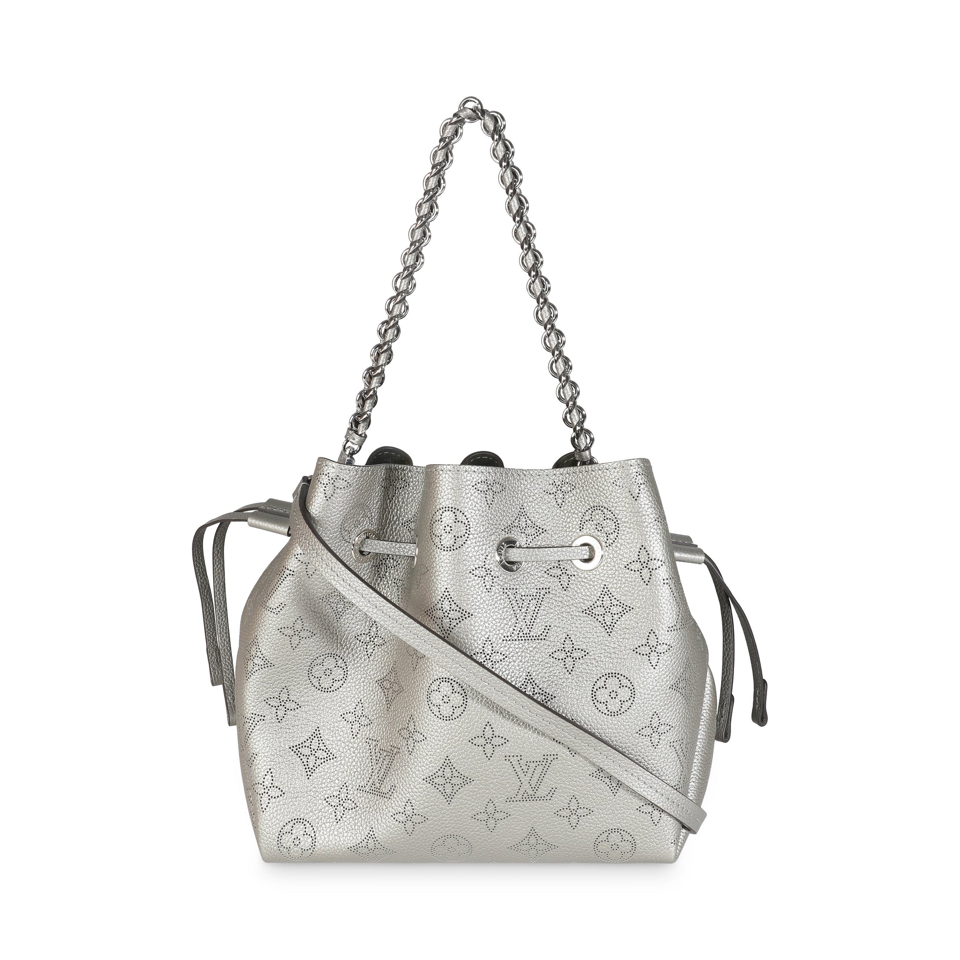 Louis Vuitton Sier Mahina Bella Monogram Silver Handbag