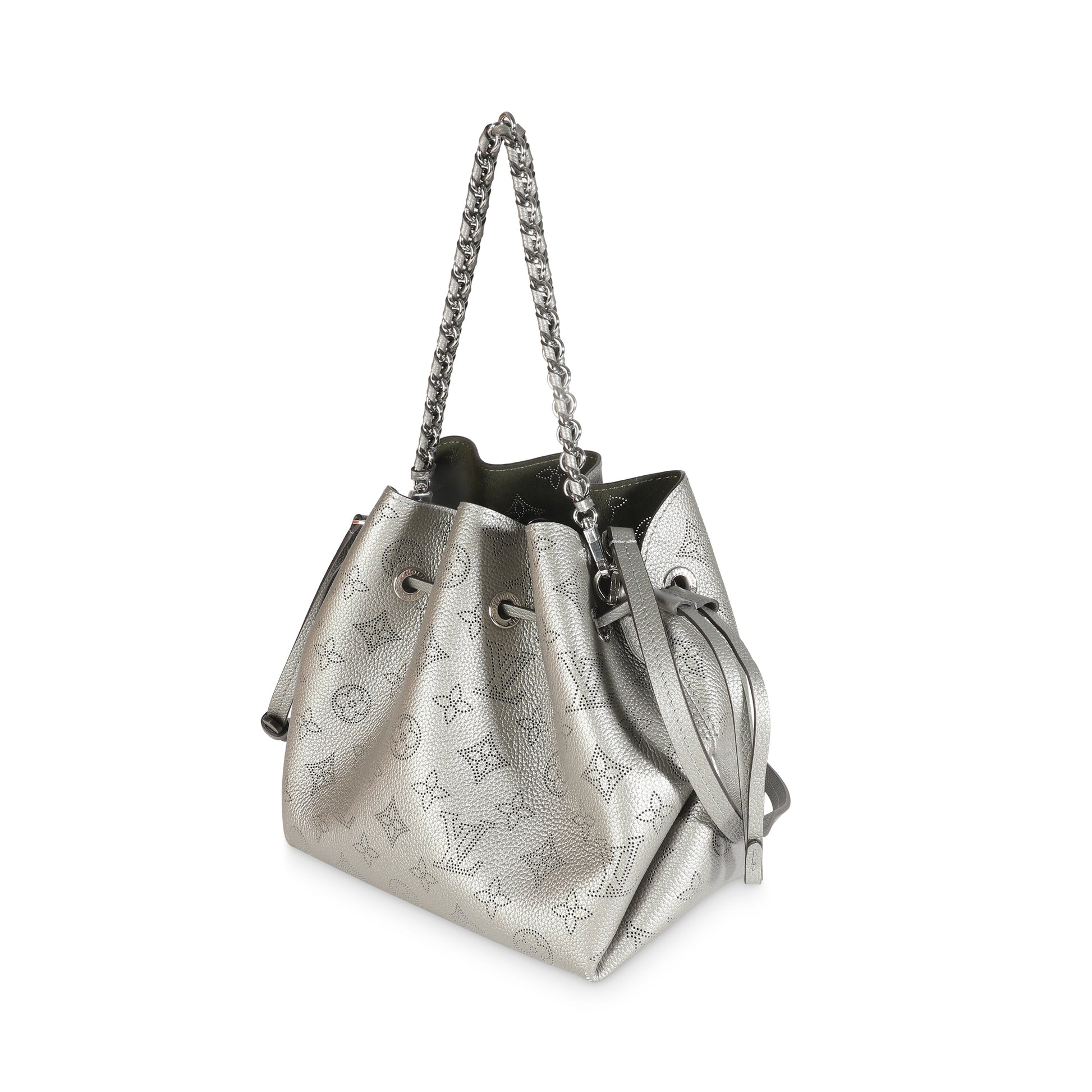 Louis Vuitton Sier Mahina Bella Monogram Silver Handbag