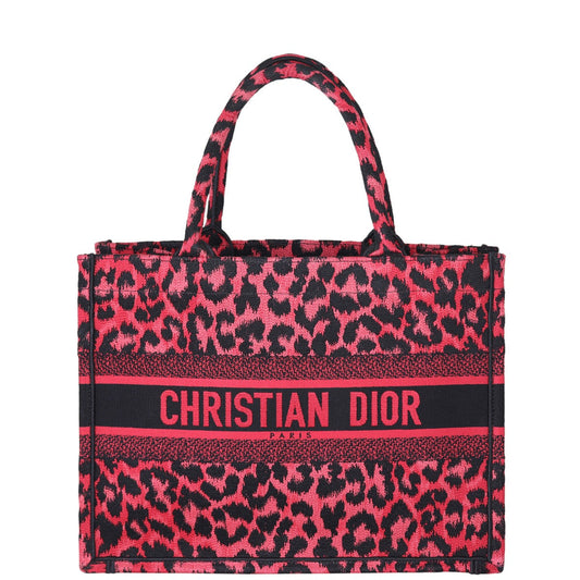 Dior Book Tote Leopard Handbag Medium Tote Bag