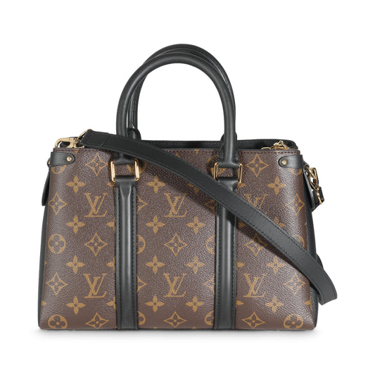 Louis Vuitton Soufflot BB Monogram Canvas Black Handbag