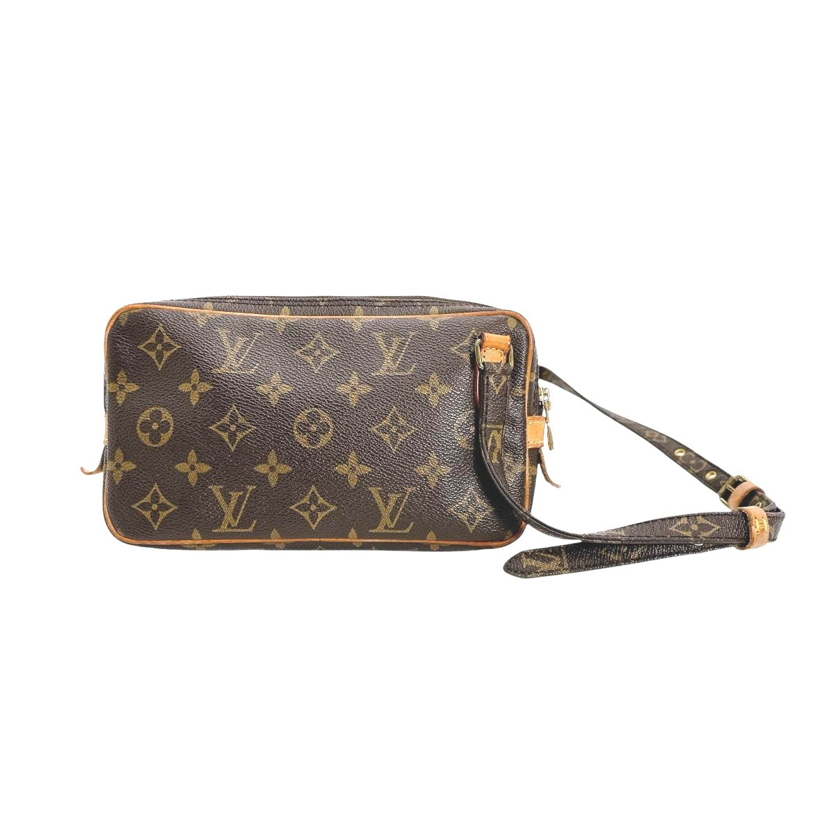 Louis Vuitton M51828 Marley Bandouliere Monogram Canvas Brown Shoulder Bag 0