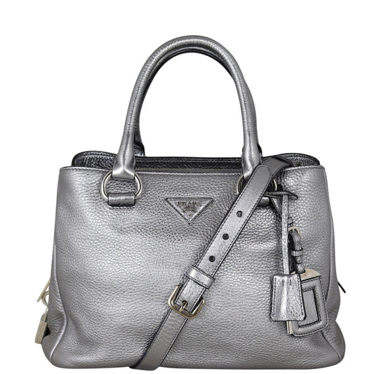 Prada Tote Bag Daino Tote 6 Vitello Gray