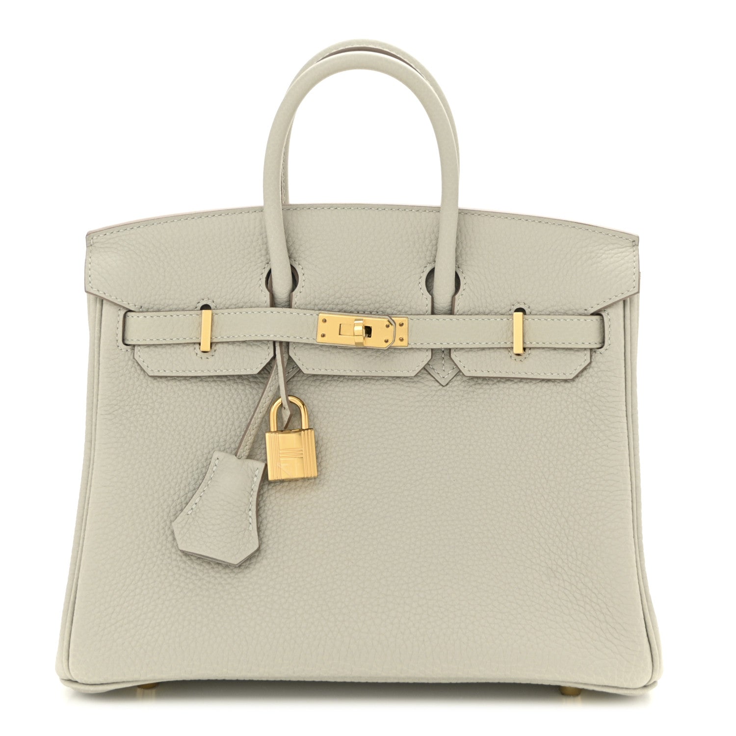 Hermes Togo Birkin Gris Pale Handbag Travel Bag