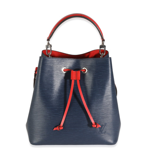 Louis Vuitton Indigo Coquelicot Epi Neonoe MM Handbag