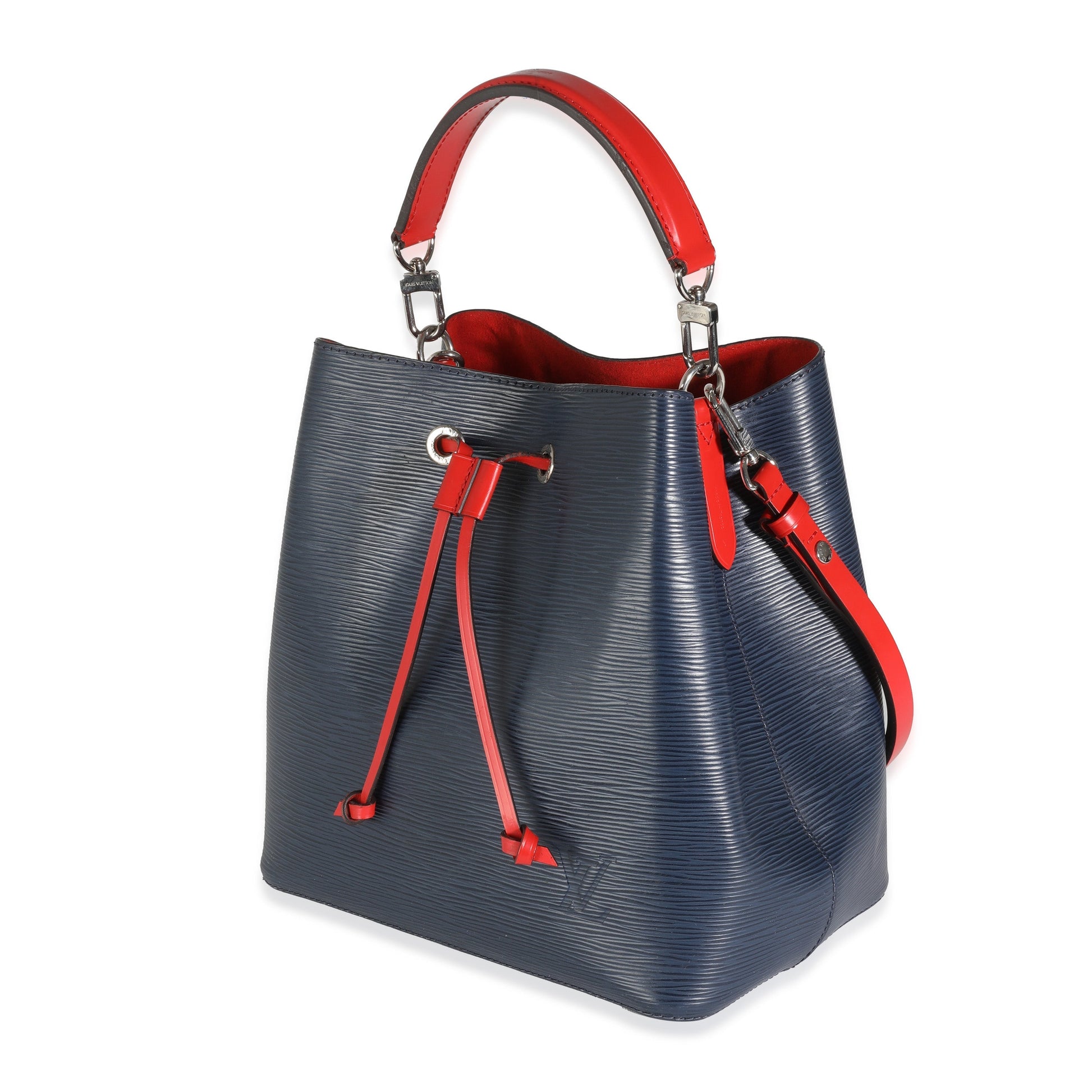 Louis Vuitton Indigo Coquelicot Epi Neonoe MM Handbag