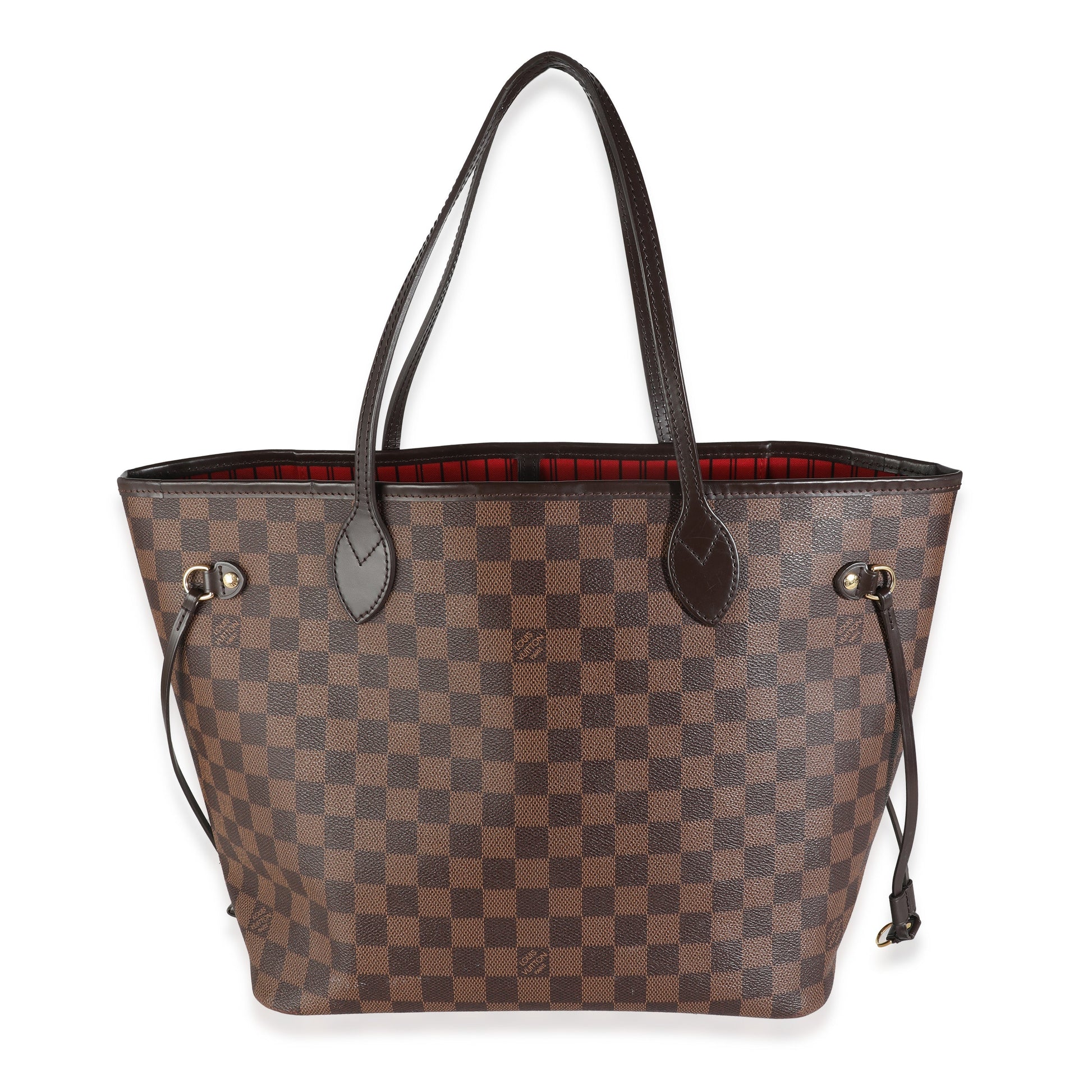 Louis Vuitton Damier Ebene Neverfull MM Canvas Tote Bag 4
